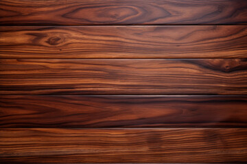 Canvas Print - Wooden wall texture, polished dark wood planks of horizontal boards