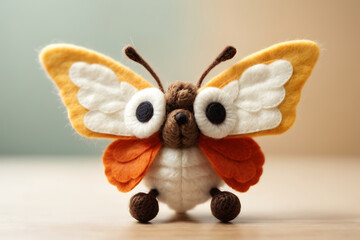 Felt Butterfly Mascot