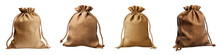Burlap sack Hyperrealistic Highly Detailed Isolated On Transparent Background Png File