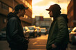 © Kondor83 - Two gangsters having conversation in the street