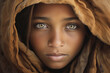 © ADDICTIVE STOCK - Generative AI image of girl with piercing blue eyes