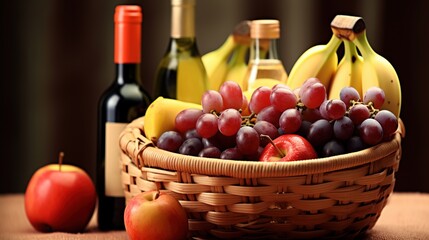 Wall Mural - still life with grapes