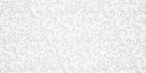 Abstract geometric pattern gray and white low Polygon Mosaic and tile triangle Background. business and corporate background. seamless pattern Abstract gray and white small square geometrics triangle.