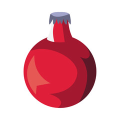 Sticker - christmas red bauble