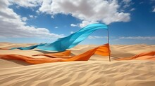 Huge Colored Kites Dunes Corralejo Fuerteventura ,Bright Background, Background Hd