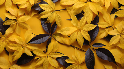 Wall Mural - yellow flowers HD 8K wallpaper Stock Photographic Image 