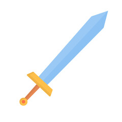 Wall Mural - Warrior sword icon. Weapon icon. Vector.