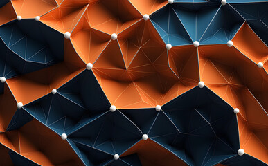 Wall Mural - Geometric background pattern, illustration