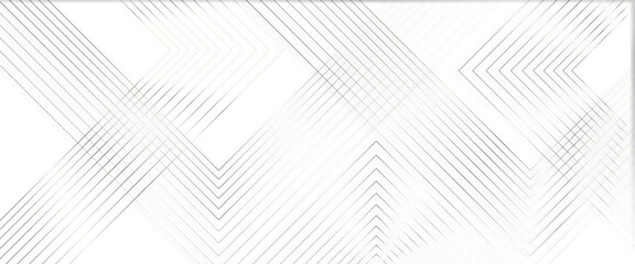 Wall Mural - white geometric abstract transparent background overlap layer on bright space with lines effect deco