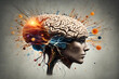Concept Art of Human Brain Unlocking the Explosive Power of the Creative Mind