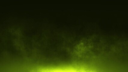 Wall Mural - abstract green clouds background animation, 4k seamless loop
