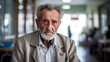 © Erich - The shortage of doctors leaves the elderly man waiting sadly for medical assistance at the hospital