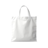 Fototapeta  - White fabric shopping bag isolated on transparent background,transparency 