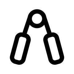 Poster - hand grip line icon