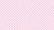Diagonal pink checkered in the white background