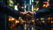 business partners - business people shaking hands, conclusion of a contract