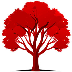 Wall Mural - tree with hearts