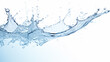 © DesiArt - Water splash on isolated background - ai generative