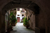 Fototapeta Na drzwi - Street of the old town of Marsala, Sicily, Italy