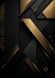 black gold abstract geometric presentation