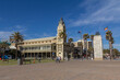 Moseley Square with Pioneer Memorial in the middle of Holdfast Bay at Glenelg, Adelaide, Australia, November, 2012