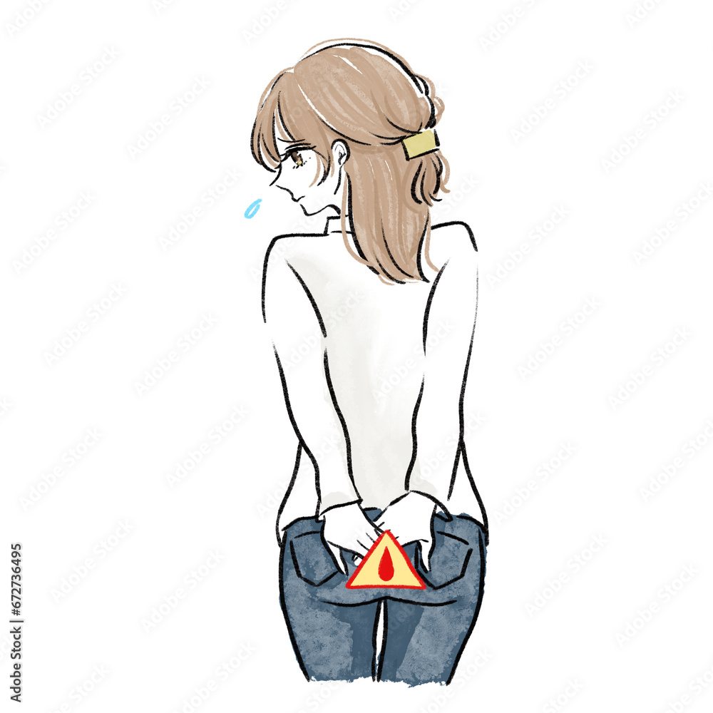 女の子のお尻 