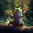 Cute little frog