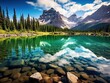 Canadian wilderness in Banff National Park, Canada