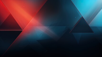 Wall Mural - Abstract triangle shaped background, AI generative