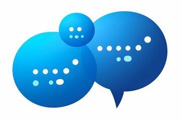Seamless support: Blue chat interactions.