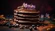 Delicious Buckwheat Flour Chocolate Pancakes
