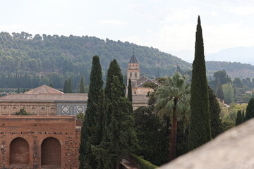 Wall Mural - View from the Alhambra, Granada, Spain, Andalusia