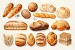Breads Watercolor Set
