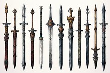 Medieval Weapons Set