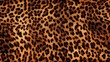 Leopard fur seamless pattern. Repeated background of fluffy texture.