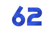 © nomersatu - Blue Beach Number Modern Business Logo