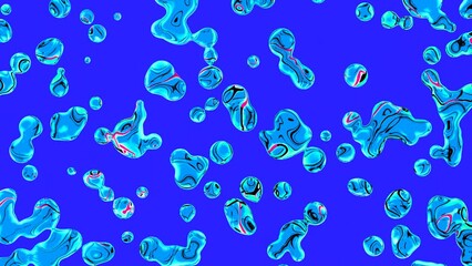 Wall Mural - Abstract water seamless pattern concept backdrop wallpaper shape futuristic amazing paint background