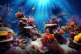 Fototapeta Do akwarium - underwater