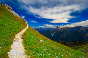 Wall Mural - Mountain landscape of the Stubai Alps