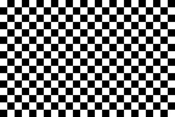 black and white checker pattern vector illustration. abstract checkered chessboard or checkerboard f