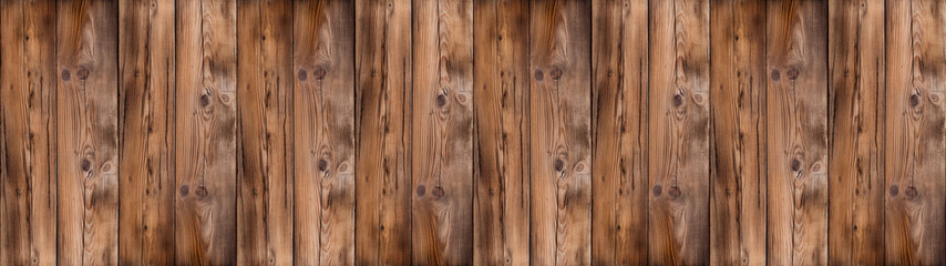 Leinwandbilder - old brown rustic light bright wooden texture - wood background panorama banner long..