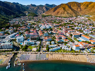 Poster - Icmeler, in the district of Marmaris, Mugla Province, Turkey