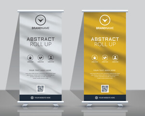 Wall Mural - business roll up banner template. standee design. banner template. also suitable for standee or x-ba