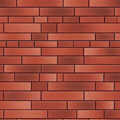 Aufkleber - Classic Red Brick Wall Pattern