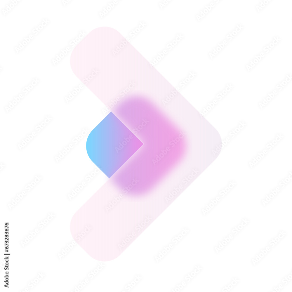 Arrow Glassmorphism UI Icon Sign and Symbol Design Illustrator Png Svg ...