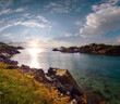 © wildman - Summer cloudy evening Ersfjorden landscape (Norway, Lofoten).