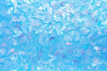 Blue holographic glitter background