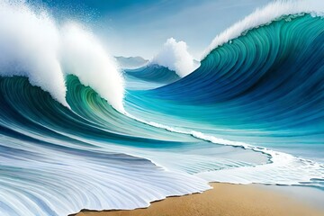 Wall Mural - ocean wave