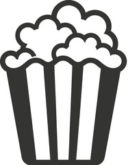 Wall Mural - Popcorn Bag Icon