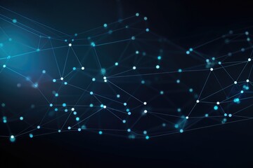 Wall Mural - Futuristic technology background, Digital Geometric. Generative AI